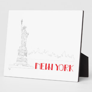 New York, Freiheitsstatue Cool Fotoplatte