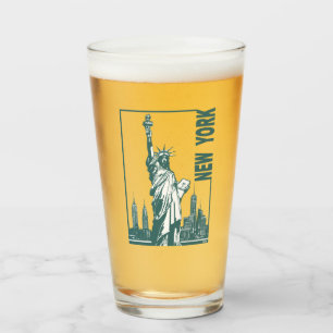 New York - Freiheitsstatue Glas