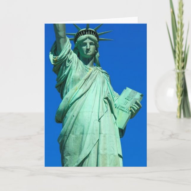 New York, Freiheitsstatue Karte (Vorderseite)