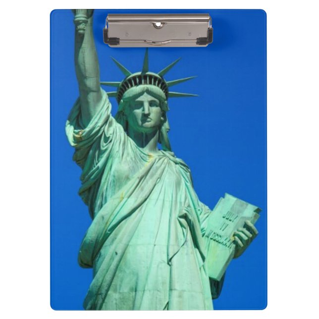 New York, Freiheitsstatue Klemmbrett (Vorderseite)
