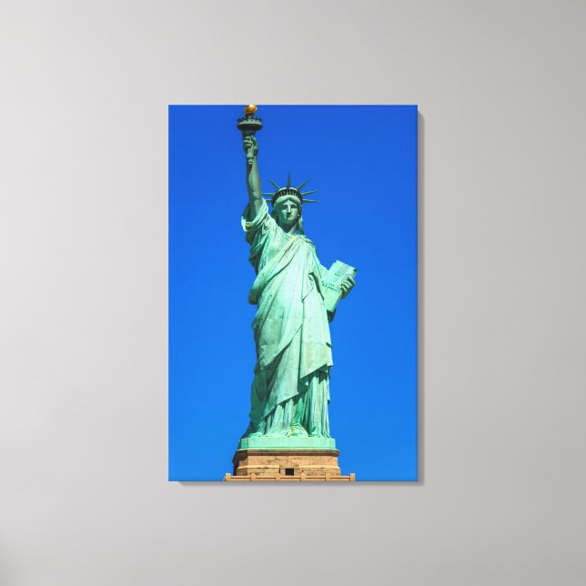 New York, Freiheitsstatue Leinwanddruck (Vorderseite)