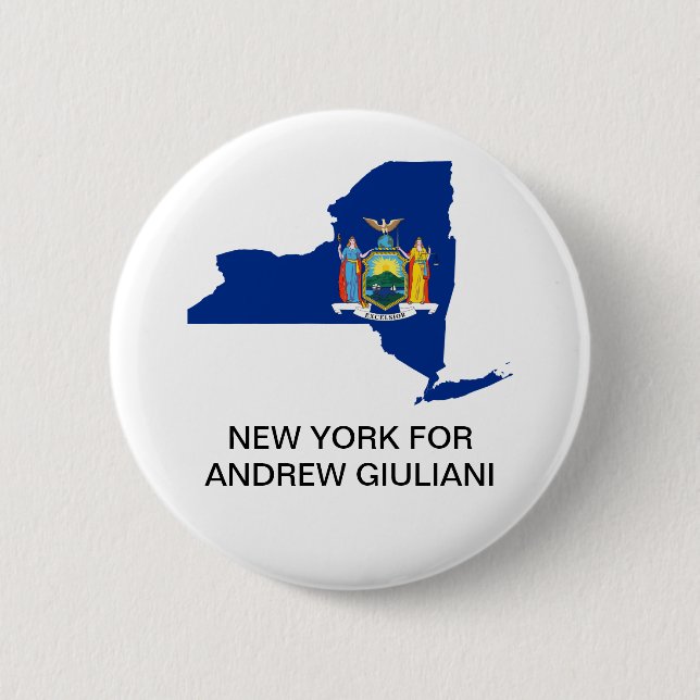 NEW YORK FÜR ANDREW GIULIANI GOVERNOR BUTTON (Vorderseite)