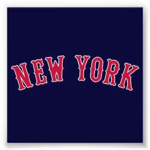 New York gegen Boston-Rivalen Fotodruck