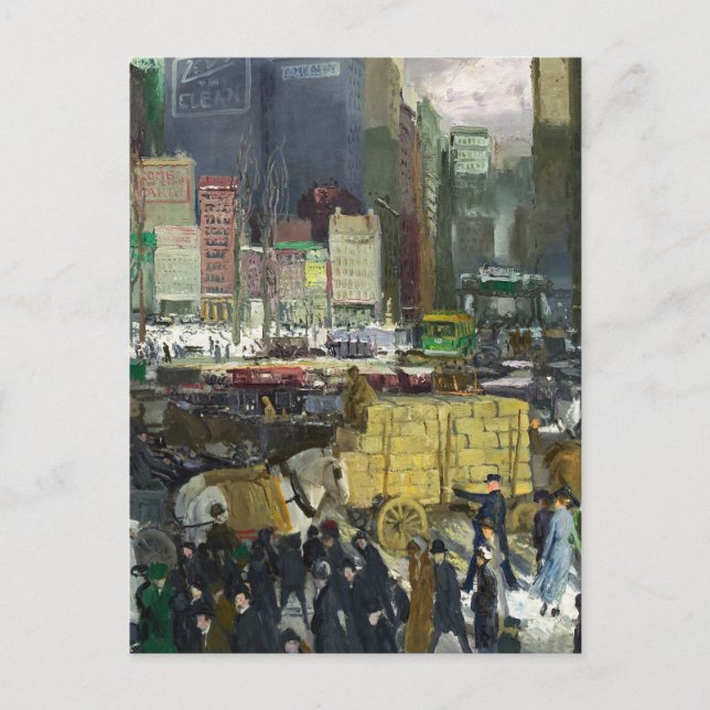 New York - George Bellows Postkarte (Vorderseite)