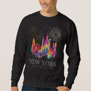 New York gerade hier, um 4. Juli US-Flagge zu Bang Sweatshirt
