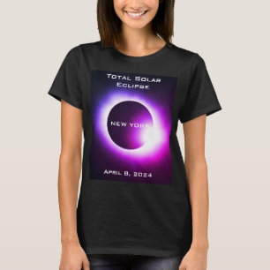 NEW YORK Gesamte Sonnenfinsternis 8. April 2024 T-Shirt