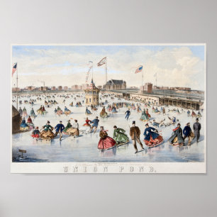 New York Gewerkschaft Pond Poster