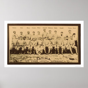 New York Giants Baseball 1913 Poster