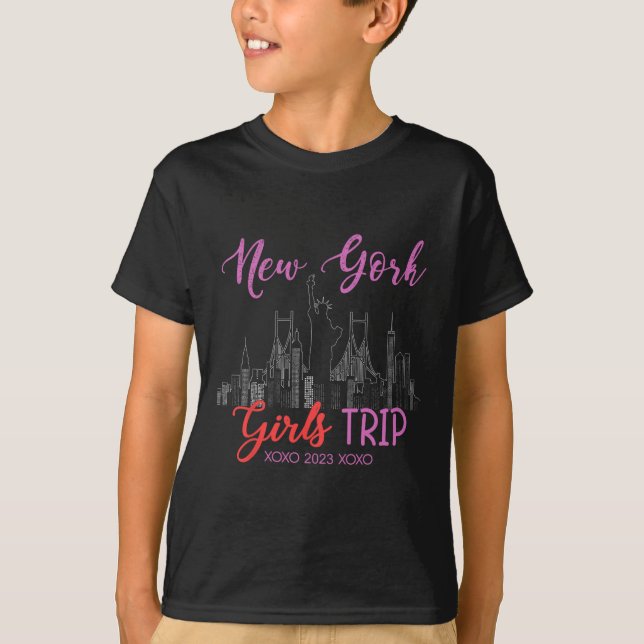 New York Girls Trip 2023 Nyc Vacation 2023 Ladies  T-Shirt (Vorderseite)