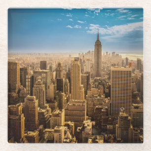 New York Glasuntersetzer