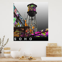 New York Graffiti Poster