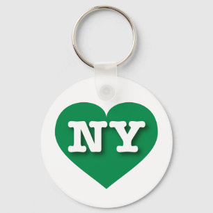 New York Green Heart - I Liebe NY Schlüsselanhänger