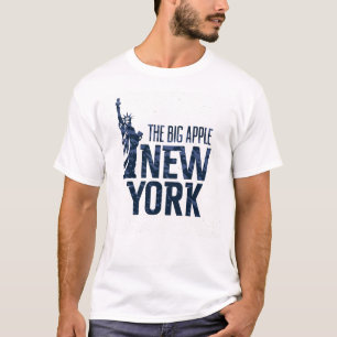 New York große Apple T-Shirt