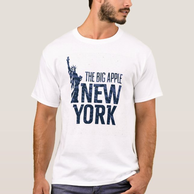 New York | große Apple T-Shirt (Vorderseite)