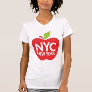 New York großes Apple T-Shirt