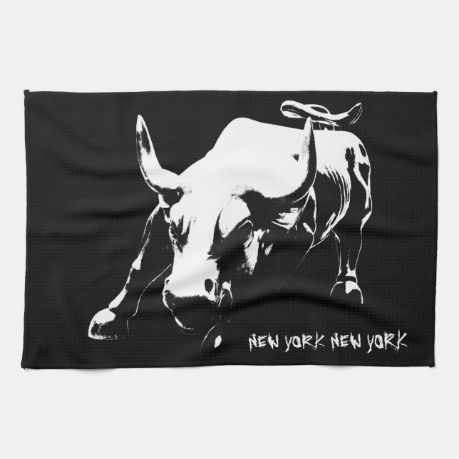 New York Handtuch Personalisiert NYC Souvenir Teet (Horizontal)