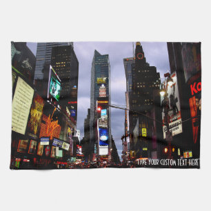 New York Handtuch Personalisiert Times Square Teet