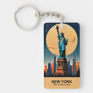 New York: Herz der amerikanischen Geschichte Schlüsselanhänger