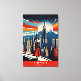New York: Herz der Innovation Leinwanddruck