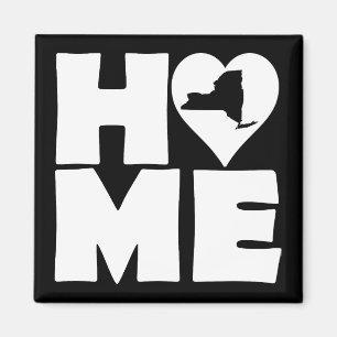 New York Home Heart State Kühlschrankmagnet Magnet