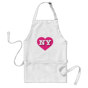 New York Hot Pink Heart - I Liebe NY Schürze