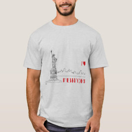 New York, ich höre, Freiheitsstatue Cool T-Shirt