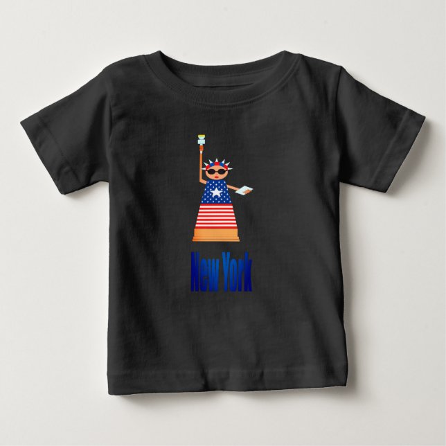 New York Icon Design Baby T-shirt (Vorderseite)