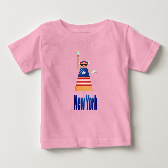 New York Icon Design Baby T-shirt (Vorderseite)
