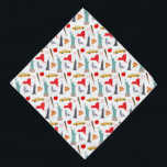 New York Icons Bandana Halstuch<br><div class="desc">Dieses Design zeigt all Ihre Lieblingssymbole in New York: Taxis,  die Freiheitsstatue,  das Empire State Gebäude,  Tauben,  Pizza,  Baseball und den großen Apfel.</div>