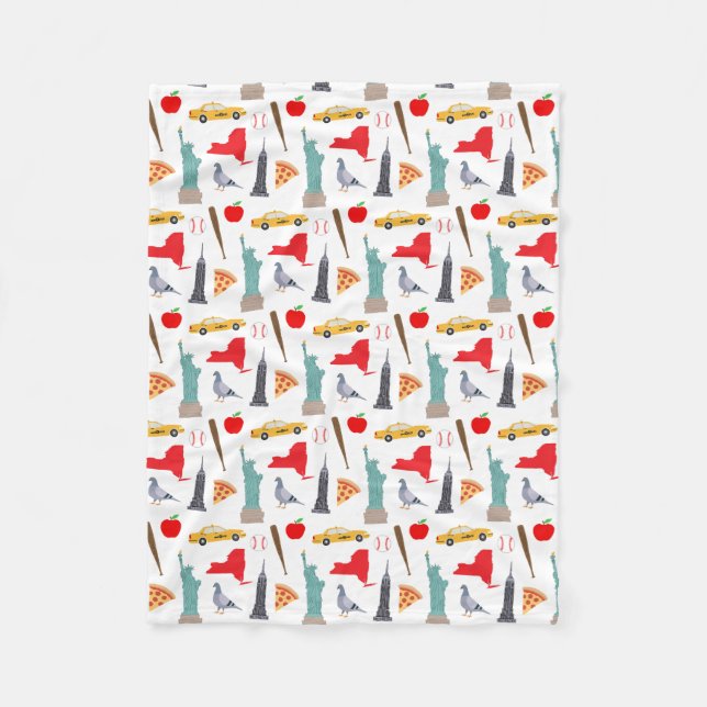 New York Icons Fleecedecke (Vorderseite)