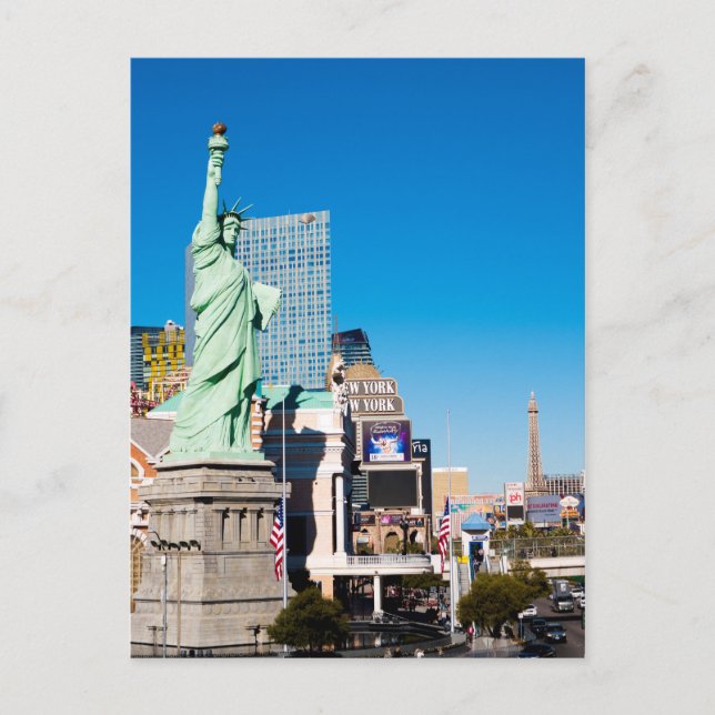 New York in Las Vegas am Strip Postkarte (Vorderseite)