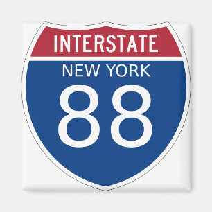 New York Interstate Sign Magnet