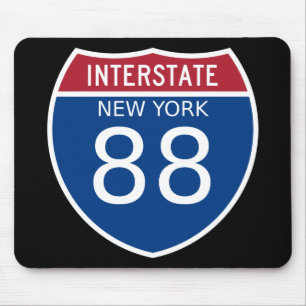 New York Interstate Sign Mousepad