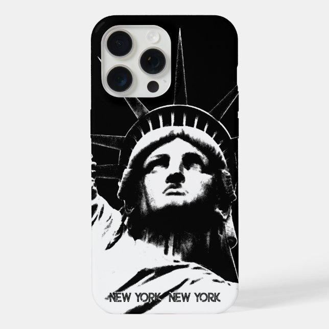 New York iPhone Hülle Benutzerdefinierte Freiheits (Rückseite)