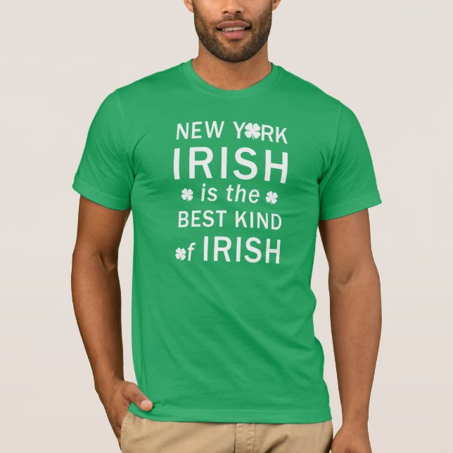 New York Irish ist das beste irische T-Shirt (Vorderseite)