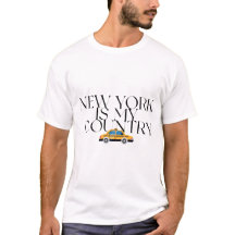 New York Is My Country Grafik-T-Shirt