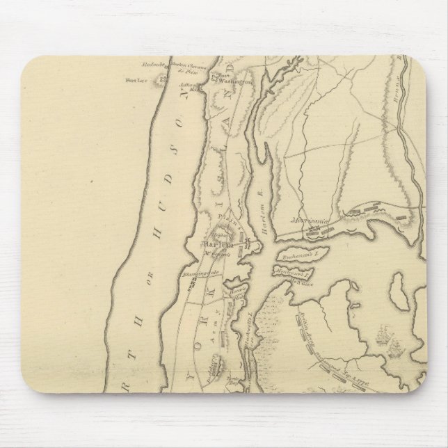 New York Island, Teil von Long Island Mousepad (Vorne)