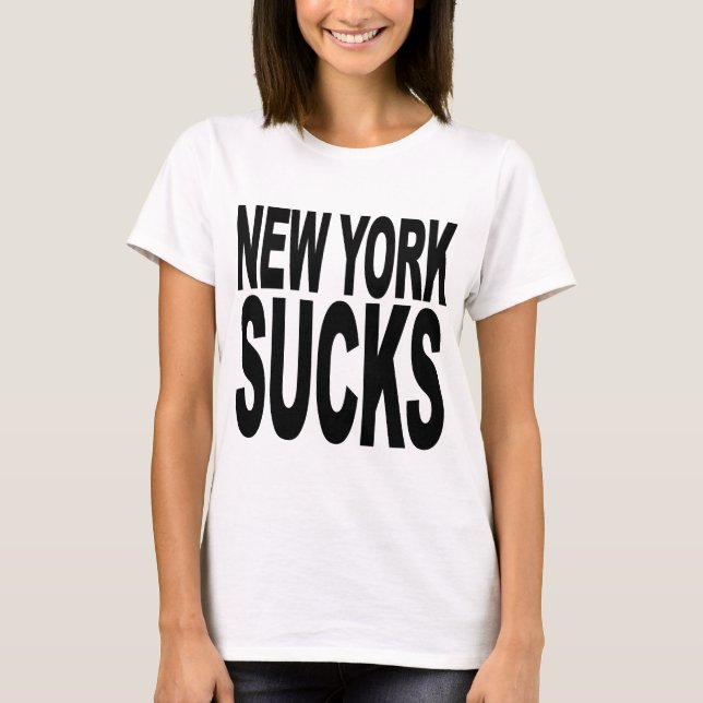 New York ist zum Kotzen T-Shirt (Vorderseite)