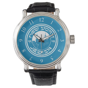 New York Jewish American Watch Armbanduhr