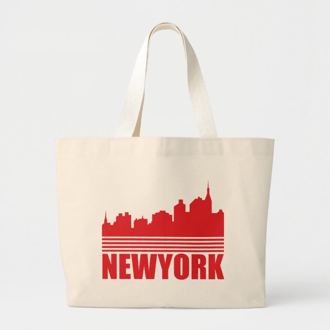 New York Jumbo Stoffbeutel (Vorne)