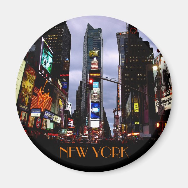 New York Kühlschrankmagnet NY Souvenir Magnet (Vorne)
