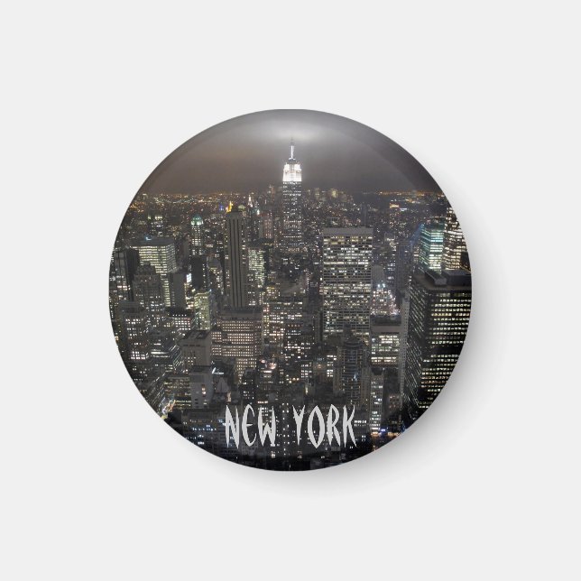 New York Kühlschrankmagnet NY Souvenir Magnet (Vorne)