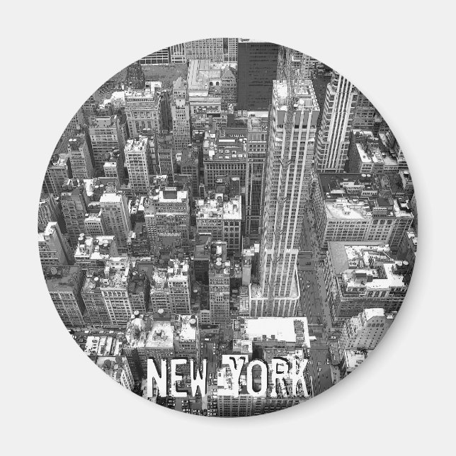 New York Kühlschrankmagnet NY Souvenir Magnet (Vorne)
