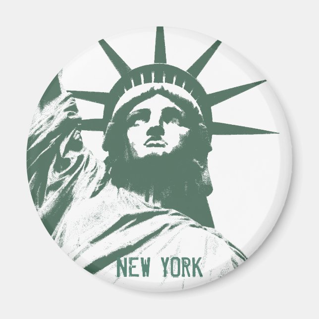 New York Kühlschrankmagnet NY Souvenir Magnet (Vorne)