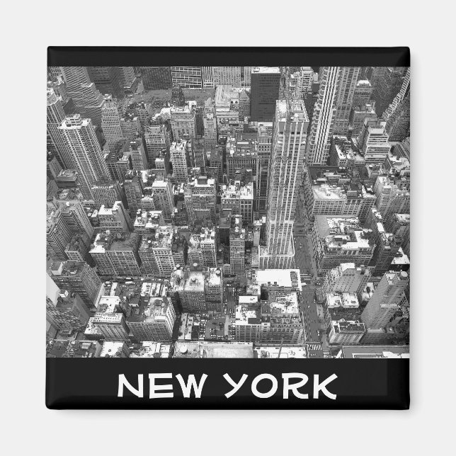 New York Kühlschrankmagnet NY Souvenir Magnet (Vorne)