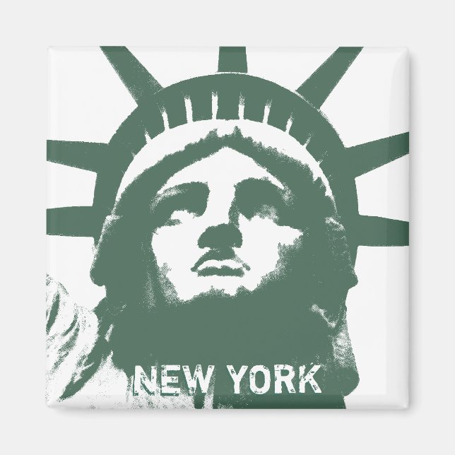 New York Kühlschrankmagnet NY Souvenir Magnet (Vorne)