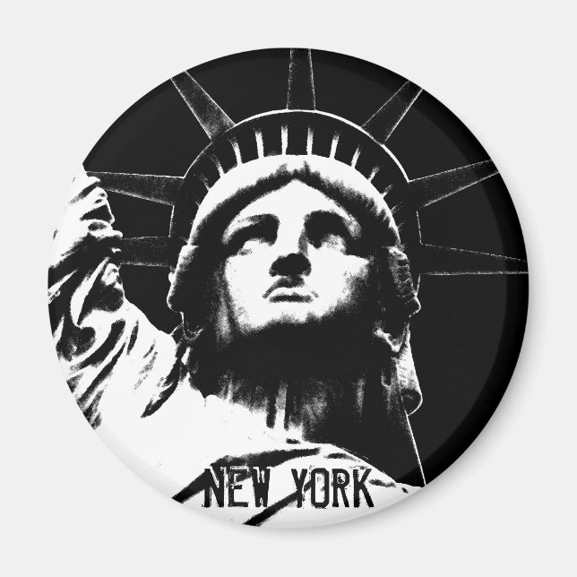 New York Kühlschrankmagnet NY Souvenir Magnet (Vorne)
