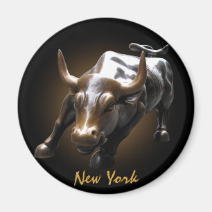 New York Kühlschrankmagnets Bull Statue NYC Souven Magnet
