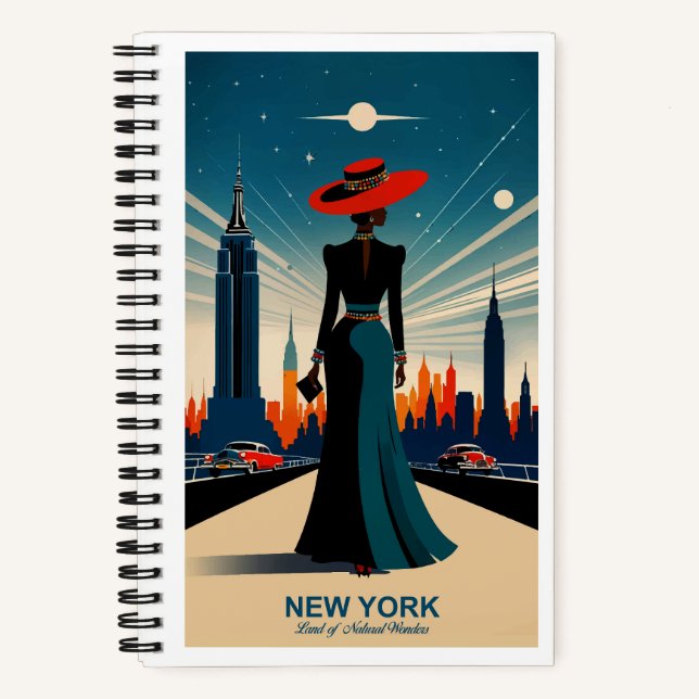 New York: Land der Naturwunder Notizbuch (Vorderseite)