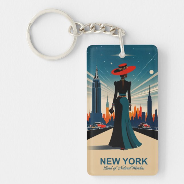 New York: Land der Naturwunder Schlüsselanhänger (Vorderseite)